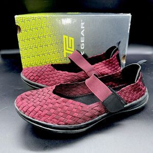 Tek Gear Womens 8.5 Burgundy Sports‎ Sandals Flexible Outsole Brand New In Box